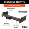 CURT 15445 Class V 2 in. Xtra Duty Hitch