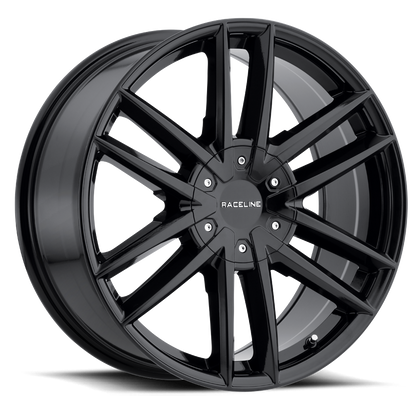 Raceline Wheels 158B Impulse Black 22X9.5 6X139.7/6X135 +35mm