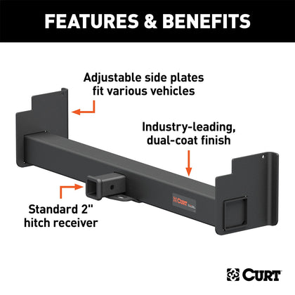 CURT 15901 Universal Weld-On Receiver