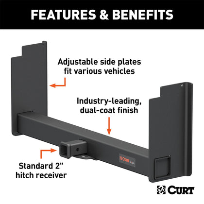 CURT 15902 Universal Weld-On Receiver
