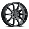 Raceline Wheels 159B Spike Gloss Black 20X8.5 6X139.7 +15mm