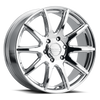 Raceline Wheels 159C Spike Chrome 18X8 5X110 +35mm