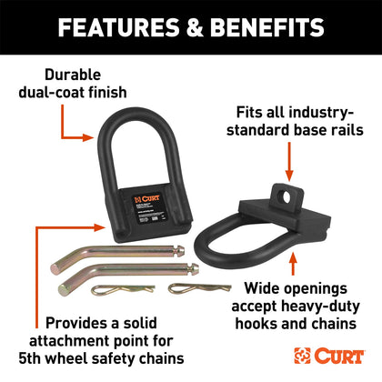 CURT 16000 Fifth Wheel Safety Chain Loop Kit