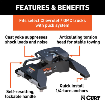 CURT 16063 A16 Fifth Wheel Hitch