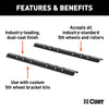 CURT 16100 Fifth Wheel Base Rails Universal