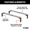 CURT 16101 Fifth Wheel Rail Hardware Kit Universal
