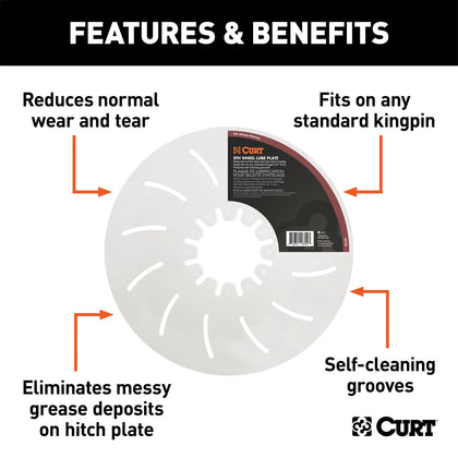 CURT 16722 Fifth Wheel Lube Plate