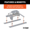 CURT 16900 Fifth Wheel Rail Sound Dampener