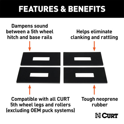 CURT 16901 Fifth Wheel Foot Shims