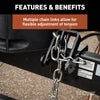 CURT 17111 Weight Distribution Spring Bar Chain/U-Bolt Kit