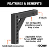 CURT 17120 Adjustable Weight Distribution Shanks