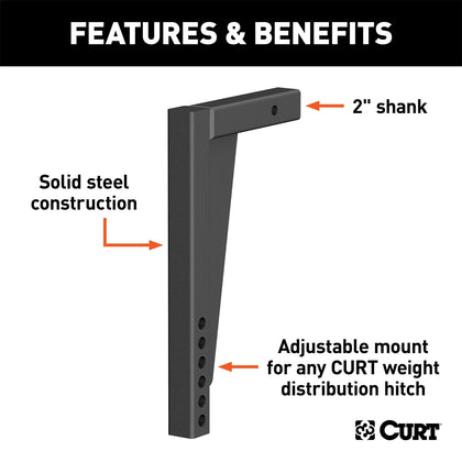 CURT 17125 Adjustable Weight Distribution Shanks
