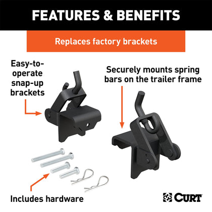 CURT 17208 Weight Distribution Hitch Hook-Up Bracket