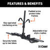 CURT 18085 Tray-Style Hitch-Mounted Bike Rack