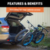 CURT 18085 Tray-Style Hitch-Mounted Bike Rack