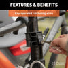 CURT 18087 Tray-Style Hitch-Mounted Bike Rack