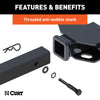 CURT 18087 Tray-Style Hitch-Mounted Bike Rack