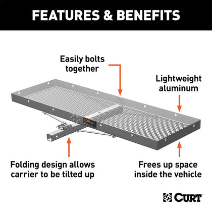 CURT 18100 Bolt-Together Cargo Carrier