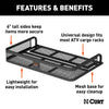 CURT 18101 Basket Style Cargo Carrier