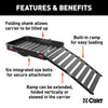 CURT 18112 Bolt-Together Cargo Carrier
