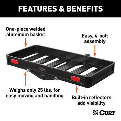 CURT 18113 Basket Style Cargo Carrier