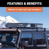 CURT 18115 Roof Mounted Cargo Rack
