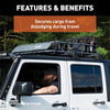 CURT 18201 Roof Mounted Cargo Rack Net