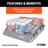 CURT 18201 Roof Mounted Cargo Rack Net