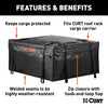 CURT 18220 Waterproof Rooftop Carrier Cargo Bag