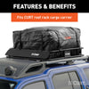 CURT 18220 Waterproof Rooftop Carrier Cargo Bag