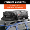 CURT 18221 Waterproof Rooftop Carrier Cargo Bag