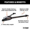 CURT 19745 Adjustable Tow Bar
