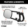 CURT 20002 Tow Mirror