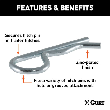 CURT 21600 Receiver Clip