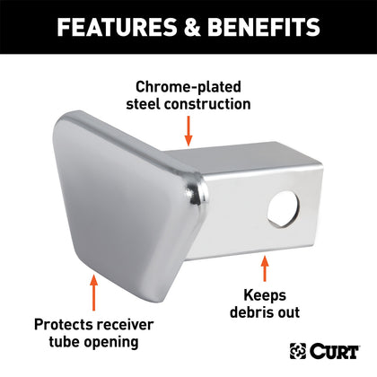 CURT 21900 Hitch Receiver Tube Cover