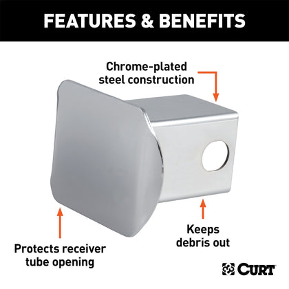 CURT 22110 Hitch Receiver Tube Cover