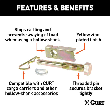 CURT 22315 Receiver Hitch Anti Rattle Kit