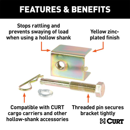 CURT 22321 Receiver Hitch Anti Rattle Kit