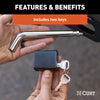CURT 23021 Trailer Hitch Lock