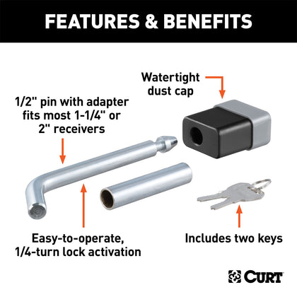 CURT 23024 Coupler Lock