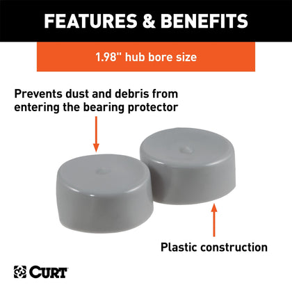 CURT 23198 Bearing Protectors