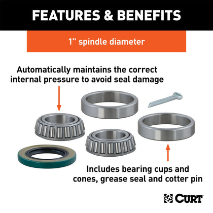 CURT 23210 Wheel Bearing Kit