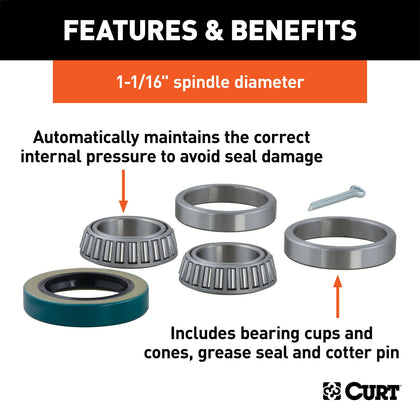 CURT 23211 Wheel Bearing Kit