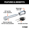 CURT 23501 Dogbone Hitch Pin Lock