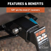 CURT 23502 Right Angle Hitch Pin Lock
