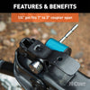 CURT 23505 Right Angle Hitch And Coupler Lock Set