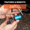 CURT 23505 Right Angle Hitch And Coupler Lock Set