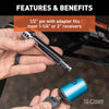 CURT 23506 Right Angle Hitch Lock w/Adapter