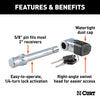 CURT 23510 Right Angle Hitch Pin Lock
