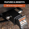 CURT 23516 Dogbone Hitch Pin Lock